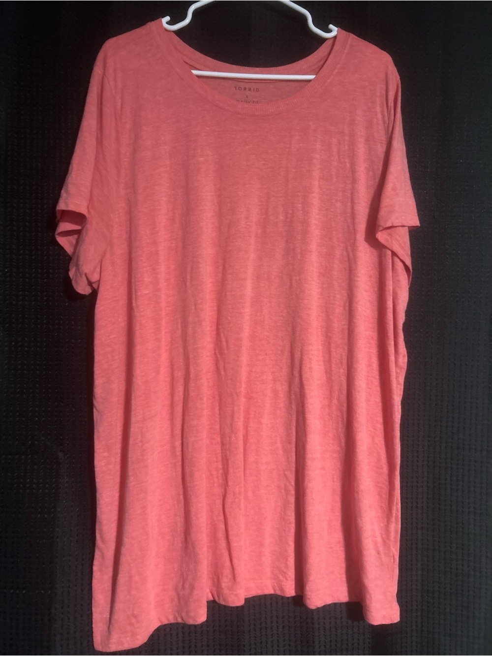 TORRID Women’s Coral Short-Sleeve Crewneck Shirt